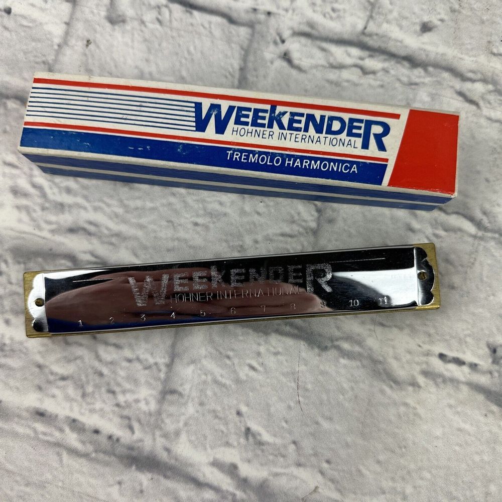 Hohner‎ International Weekender Tremolo Harmonica Original Box Vintage